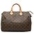 Borsa Boston Louis Vuitton Monogram Speedy 35 marrone