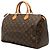 Borsa Boston Louis Vuitton Monogram Speedy 35 marrone - vista 2
