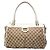 Abbey GG Canvas D Ring Tote in Beige Gucci