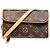 Pochette Florentine Louis Vuitton Cintura Castaño