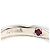Diamond Céline Celine PT1000 Platinring mit Diamant und Rubin - Ansicht 4
