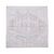 Sciarpa in Cashmere e Seta Hermès Carré Géant "PIQUE SELLIER" in Grigio