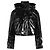 Giacca lucida Dondup in nero, 42 IT