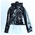 Giacca lucida Dondup in nero, 42 IT - vista 12
