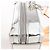 Borsa a tracolla Louis Vuitton Soft Trunk in tela Monogram argento M45885 Grigio - vista 7