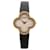 Van Cleef & Arpels Alhambra WTYB02B3 136574 YG & Leather QZ Watch with Shell-Face HH5655 Beige  - view 1