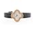 Van Cleef & Arpels Alhambra WTYB02B3 136574 YG & Leather QZ Watch with Shell-Face HH5655 Beige  - view 4