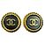 Orecchini a clip placcati oro Chanel