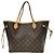 Borsa Tote Louis Vuitton Neverfull PM Marrone