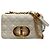 Borsa a tracolla Christian Dior Caro Small in pelle di vitello Bianco