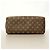 Borsa Louis Vuitton Monogram Deauville Marrone - vista 3