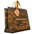 Tote Shopper Louis Vuitton Monogram Landscape MM Marrone - vista 2