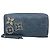 Louis Vuitton Monogram Empreinte Flower Stud Zippy Wallet Blau