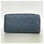 Louis Vuitton Monogram Empreinte Flower Stud Zippy Wallet Blau - Ansicht 9