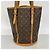 Borsa Tote Louis Vuitton Monogram Bucket GM Marrone - vista 11