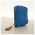 Hermès Portefeuille/Porte-monnaie compact en soie Hermes Azap Mini Silk Bleu - vue 2