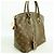Borsa Louis Vuitton Monogram Shiny Lockit Marrone - vista 2