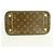 Borsa Louis Vuitton Monogram Shiny Lockit Marrone - vista 3