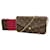 Louis Vuitton Monogram Pochette Felicie Marrone Fuschia