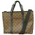 Louis Vuitton Monogram Macassar Weekend Tote PM Marrone Nero