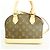 Borsa Louis Vuitton Alma BB Monogram Marrone - vista 9