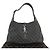 Borsa Hobo Gucci Web Jackie O in tela GG e pelle Medium Nero