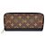 Louis Vuitton Zippy Wallet Vertical Braun Monogramm