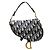 Borsa Saddle 2-way Christian Dior Blu navy - vista 2
