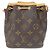 Noe Borsa a tracolla Louis Vuitton Monogram Nano Noé Marrone - vista 2