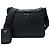Borsa a tracolla Prada in pelle e Re-Nylon con logo triangolare Nero