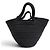 Borsa Cesto 2-Way Balenciaga Ibiza Small Strap Logo Nero - vista 4