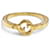 Bracciale rigido GUCCI Blondie con G interlocking e strass D'oro