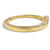 Bracciale rigido GUCCI Blondie con G interlocking e strass D'oro - vista 4