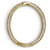 Bracciale rigido GUCCI Blondie con G interlocking e strass D'oro - vista 6