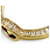 Bracciale rigido GUCCI Blondie con G interlocking e strass D'oro - vista 8