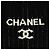 Chanel 24C Coco Mark Logo Design Beinstulpen aus Rippstrick Schwarz Weiß - Ansicht 4