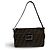 Zucca Fendi Vintage Leder-Schultertasche Braun