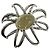Spilla Tiffany & Co. Vintage 925 Citrine Fireworks Argento Giallo