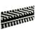 Hermès Hermes Bandoulière Sangle Caval 25mm Shoulder Strap Nero Bianco  - vista 3