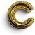 Orecchini Earcuff Bottega Veneta Oro D'oro - vista 5