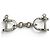 Tiffany & Co Tiffany Vintage Double Jackle Keyring Silvery