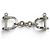 Tiffany & Co Tiffany Vintage Double Jackle Keyring Silvery - view 3
