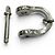 Tiffany & Co Tiffany Vintage Double Jackle Keyring Silvery - view 5