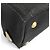 Tote Borsa a mano e spalla 2-Way Prada 1BG439 in canapa e pelle con logo triangolare Nero - vista 8