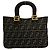 Saco Tote FENDI em lona Zucca FF e couro Marrom Preto