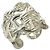 Hermès Hermes Enchainée GM Silver Bandring Silber