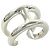 Hermès HERMES Osmo's GM Ring Silvery