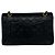 Chanel Vintage Matelassé Coco Mark Double Flap Schultertasche Schwarz - Ansicht 3
