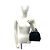 Borsa a mano Gucci GG Canvas Leather Mini Boston Bag Nero - vista 2