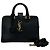 Borsa a mano Yves Saint Laurent Baby Cabas in pelle nera Nero